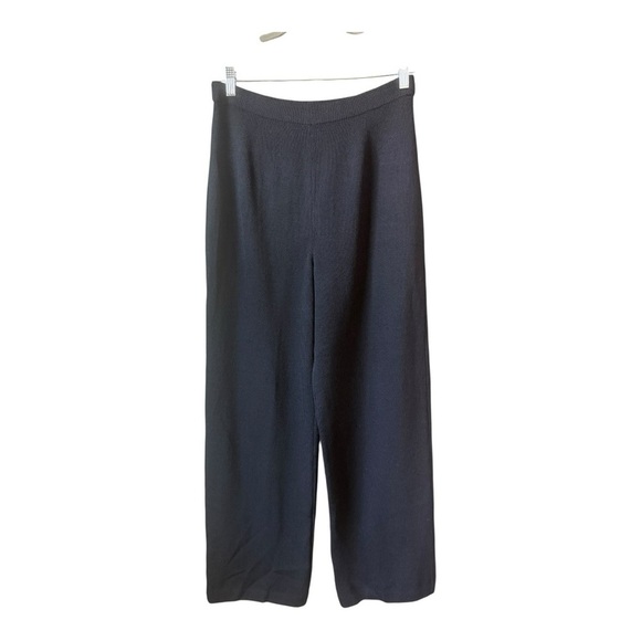 St.John Black Santana Knit Beaded Suit Set Including Longline Blazer and Pants - Picture 4 of 16